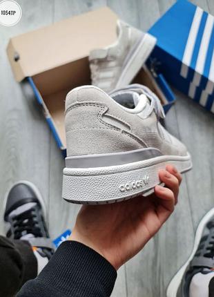 Оловевая обувь adidas forum low gray 6