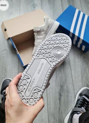 Оловевая обувь adidas forum low gray 5