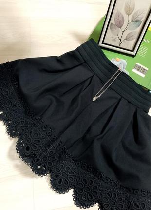 Спідниця з мереживом /кружевом класична святкова  кружевна / мереживна з кружев до школи