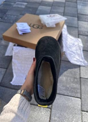 Угги угги угги ugg classic mini dipper boot black10 фото