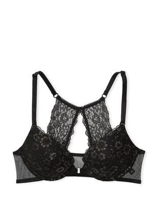 Бюстгальтер victoria's secret пуш-ап sexy tee posey lace push-up bra black