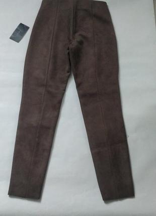 Легінси, штани, висока посадка, коричневі. zara