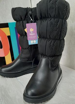Гарні черевички tom.m з натуральним хутром