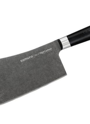 Сокирка кухонна для м'яса 180 мм samura чорний (2000002664277)