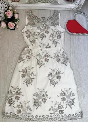 Платье кружевное выпускное