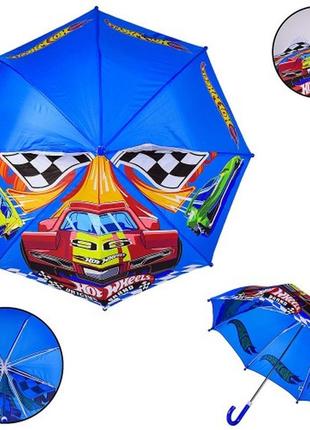 Парасолька hot wheels pl8207  поліестер  р-р тростини - 59 см  діаметр в розкритому вигляді 70с