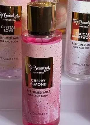 Мист для тела и волос парфюмированный top beauty cherry almond 250 мл (лост)