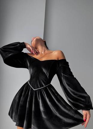 Оксамитова сукня4 фото