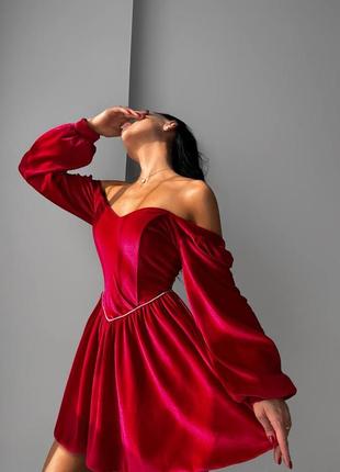 Оксамитова сукня9 фото