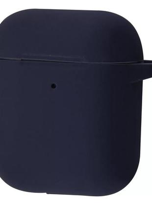 Чехол для наушников prc silicone case new for airpods 1/2 midnight blue