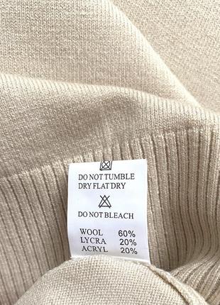 Гольфик бежевый натуральный2 фото