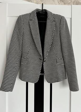 Пиджак в гусиную лапку от zara