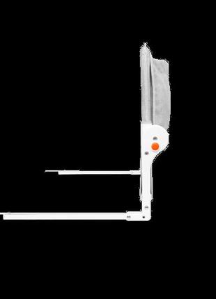 Захисний бортик для ліжка eva grey melange 150х40 см lionelo (2000001483091)4 фото