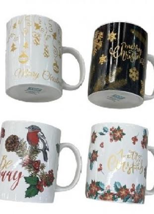 Чашка новорічна  merry christmas  r32275 360мл (1/12)
