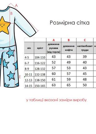Піжама тепла для дівчаток з флісу червоно-зелена, зимова рукавичка4 фото