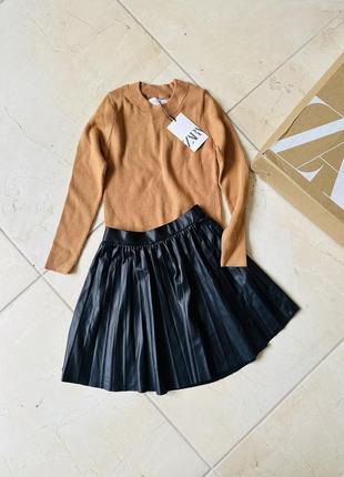 Комплеут спідниця юбка гольф  кофта світло zara