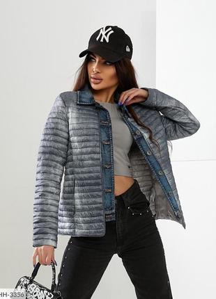 Уголка с джинсовыми вставками