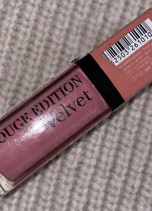 Bourjois rouge edition velvet жидкая помада с матирующим эффектом