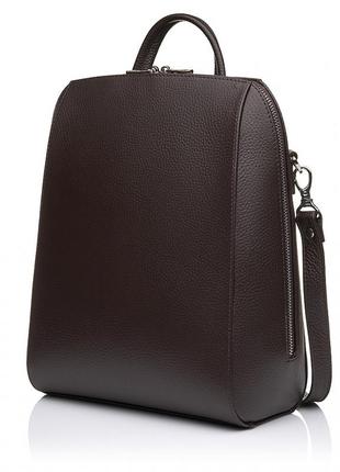 Рюкзак жіночий із натуральної шкіри коричневий vito torelli 1012 1210