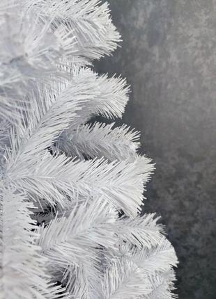 Новорічна штучна ялинка пвх 1.2 м "казка" біла . зроблена в україні.