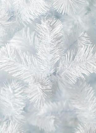 Новорічна штучна ялинка пвх 1.2 м "казка" біла . зроблена в україні.