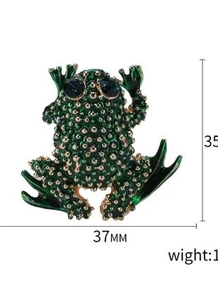 Лягушка , лягушонок ,жабка ,жабеня - брошка ,брошь