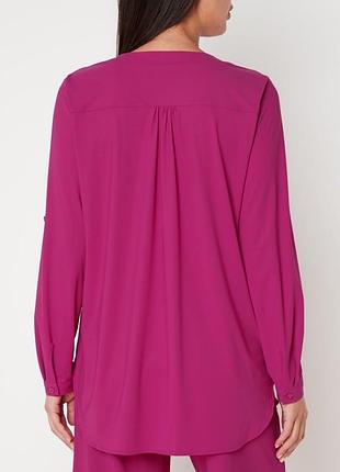 Шелковая булза большого размера фиолетовая рубашка из шелка италия spirito di artigiano italянская блуза с шелочкой бордовая блуза батал шилковая рубашка