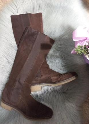 Коричневі жіночі чобітки