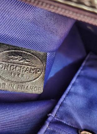 Лакированная кожа винтажная сумка longchamp8 фото
