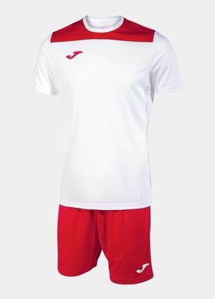 Комплект форми joma phoenix set білий,червоний s 103124.206 s