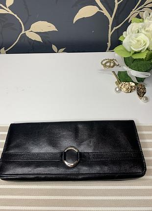 ⚜️❤️ трендовий клатч, натур шкіра , як нова