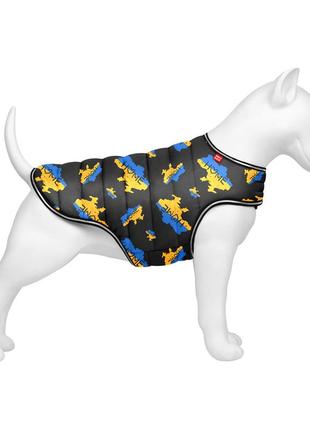 Курточка-накидка для собак малюнок "дом" m waudog різнобарвний (2000002146131)1 фото