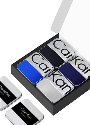 Набір із 4 шт. трусів чоловічих боксерів caiwen kani в подарунковій коробці l |швидка доставка|