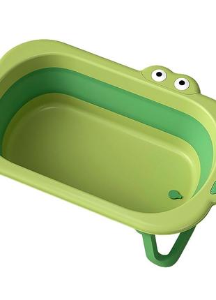 Детская складная ванночка bestbaby bh-327 green |швидка доставка|