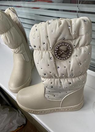 Новые сапоги на овчине