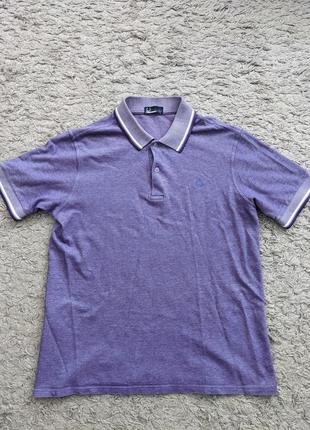 Футболка поло fred perry, size l, made in portugal, плечи 45 подмышки 53 длина 68