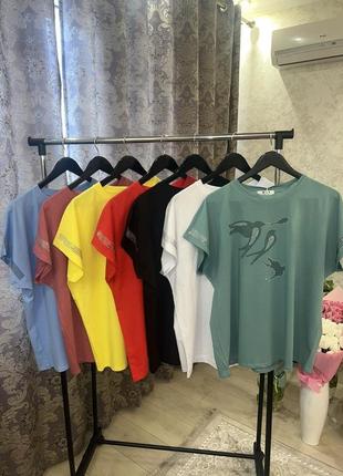 Футболка стразы