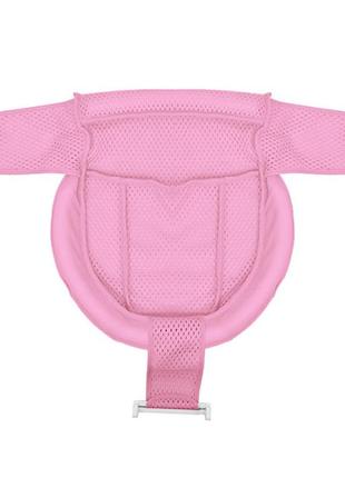 Матрацик килимок для дитини у ванночку з кріпленнями bestbaby 331 pink |швидка доставка|