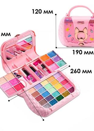 Набор детской декоративной косметики ladumu xlx-882 сумка через плечо |швидка доставка|4 фото