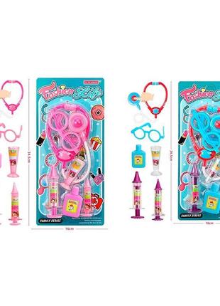 Лікар набір арт. 58720/21 (108шт/2) мікс 2 види, аксес планш. 16*34,5см 58720/21