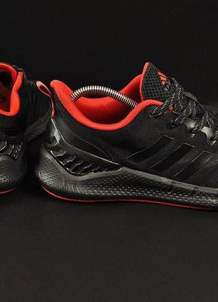 Мужские кроссовки adidas climacool ventania black &amp; red4 фото