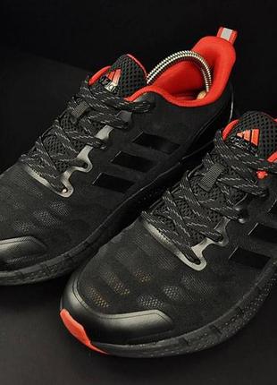 Мужские кроссовки adidas climacool ventania black &amp; red2 фото