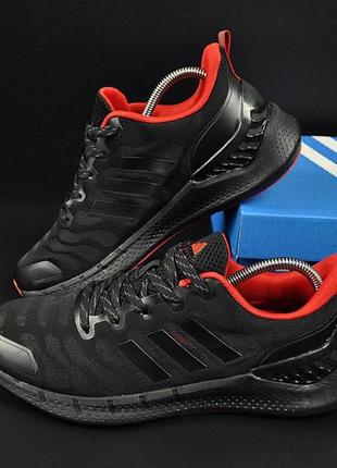 Мужские кроссовки adidas climacool ventania black &amp; red3 фото