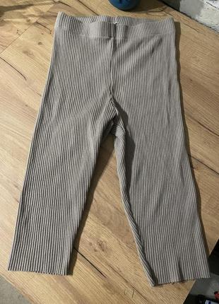 Велосипедки шорти рубчик короткі h&amp;m