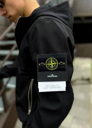 Куртка stone island softshell непромокна