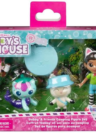 Набір фігурок gabby's dollhouse, campfire gift pack with gabby girl,