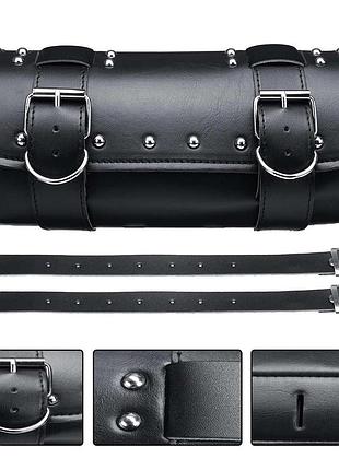 Сумка для мотоцикла 31х13 см. мотосумка черного цвета. сумка тубус мотоциклетная |швидка доставка|