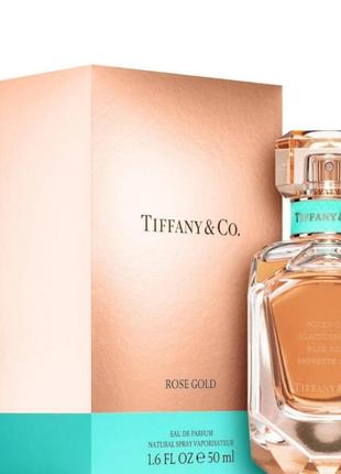 Tiffany & co. rose gold парфюмированная вода для женщин 50мл