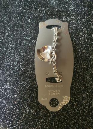 Браслет посеребренный marks &amp; spencer