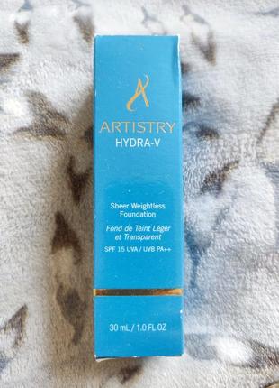 Зволожувальний тональний крем amway artistry hydra-v - l2*c1 chiffon 30 мл.